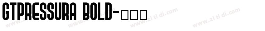 GTPressura bold字体转换 GTPressura bold字体转换